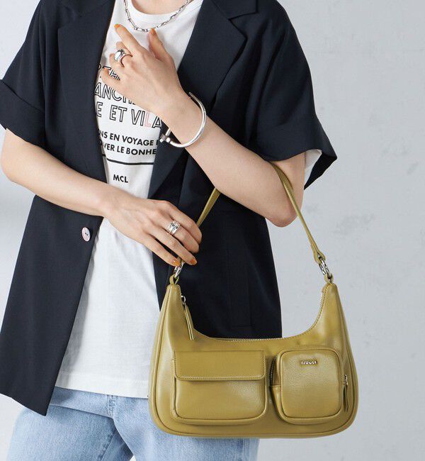 SHIPS for women「NUCLE: LUE ◇」|ショルダー・メッセンジャー|ライトグリーン