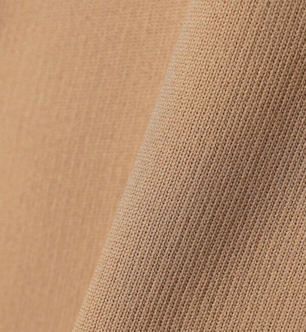 quaranciel「quaranciel:〈手洗い可能〉ニット ノーカラー ダブル ジャケット カーディガン」|カーディガン|