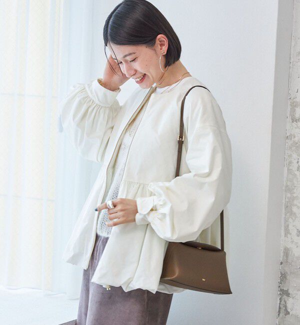 SHIPS for women「ペプラム バルーン 中綿 ブルゾン」|その他|