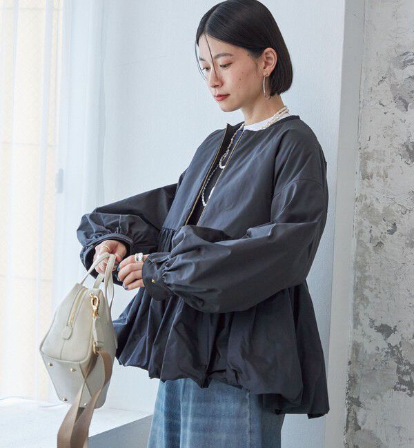 SHIPS for women「ペプラム バルーン 中綿 ブルゾン」|その他|