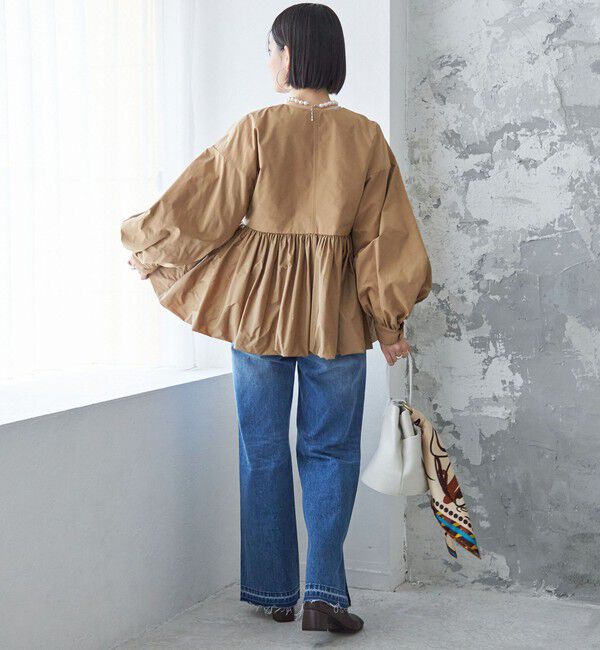 SHIPS for women「ペプラム バルーン 中綿 ブルゾン」|その他|