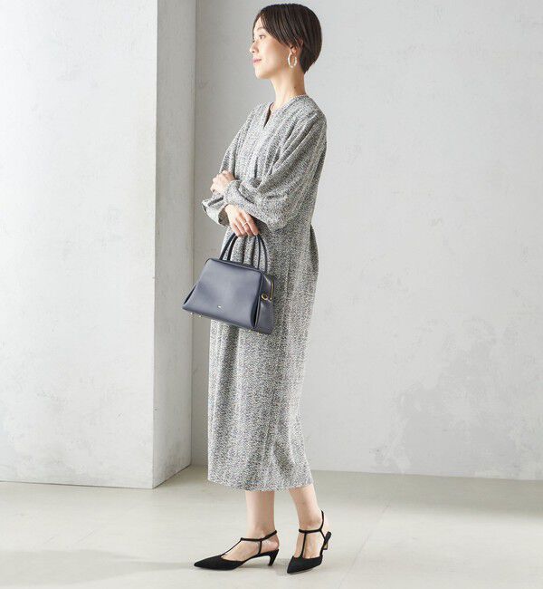 SHIPS for women「〈手洗い可能〉起毛 レース Iライン ワンピース」|ワンピース|