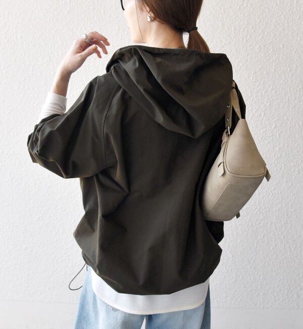 SHIPS any「SHIPS any: ハーフジップ ビッグ アノラック パーカー」|ブルゾン・スタジャン|