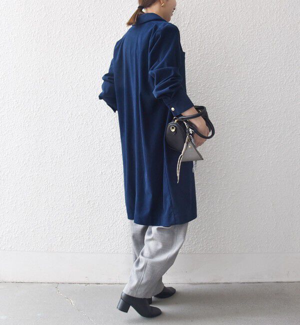 SHIPS any「SHIPS any:〈手洗い可能〉コーデュロイ シャツ ジャケット ワンピース」|ワンピース|