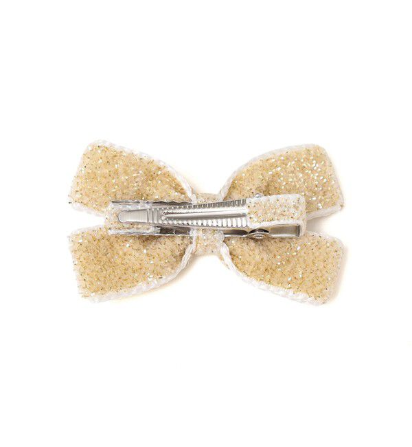 SHIPS KIDS「SHIPS KIDS:ゴールドラメ リボン ヘアピン セット」|その他|