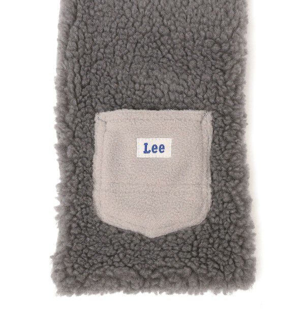 SHIPS any「Lee:〈手洗い可能〉ボア キルティング リバーシブル ポケット マフラー <KIDS>」|マフラー|