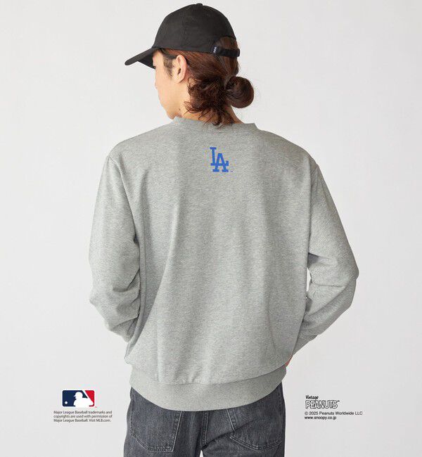 SHIPS「【WEB限定】SHIPS: VINTAGE PEANUTS&times;MLB プリント クルーネック スウェット」|スウェット・ジャージ|