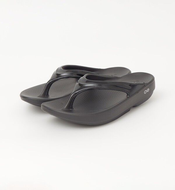 quaranciel「OOFOS: OOlala トング サンダル」|サンダル|ブラック