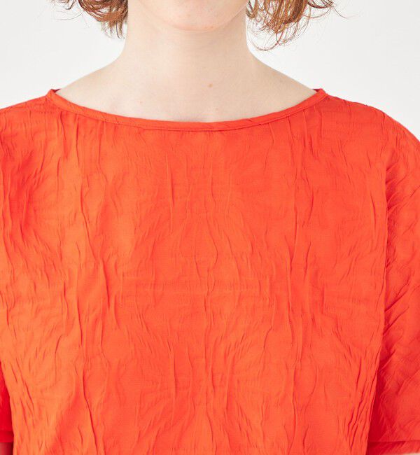 Ballsey「フラワージャカード ツイストスリーブブラウス」|シャツ・ブラウス|