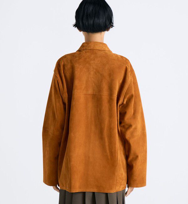 Edition「ゴートスエード カバーオール」|ブルゾン・スタジャン|