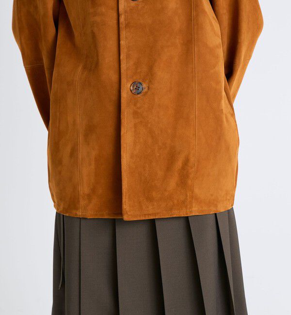 Edition「ゴートスエード カバーオール」|ブルゾン・スタジャン|