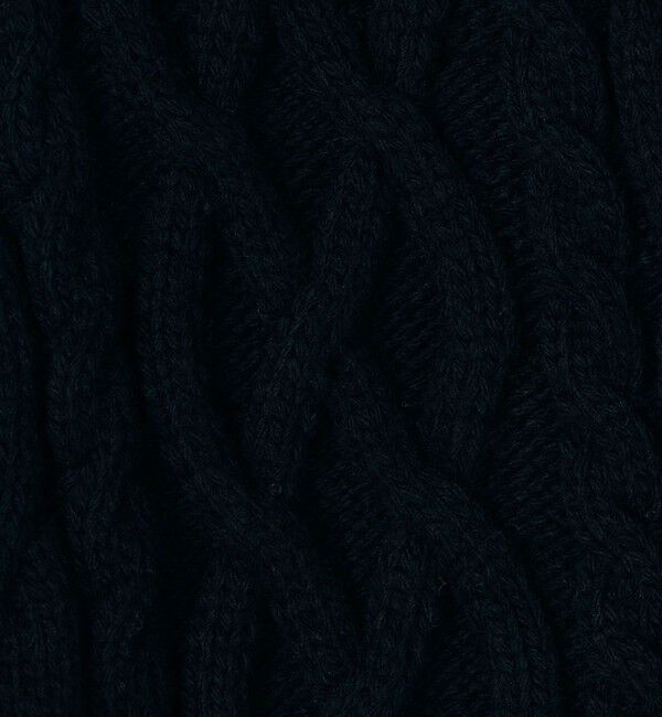 MACPHEE「ハイブリットコットンケーブル クルーネックカーディガン」|カーディガン|