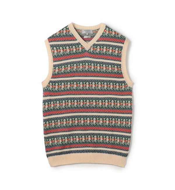 TOMORROWLAND BUYING WEAR「【別注】Raffa Molina コットン ニットベスト」|ニット・セーター|54 グリーン系