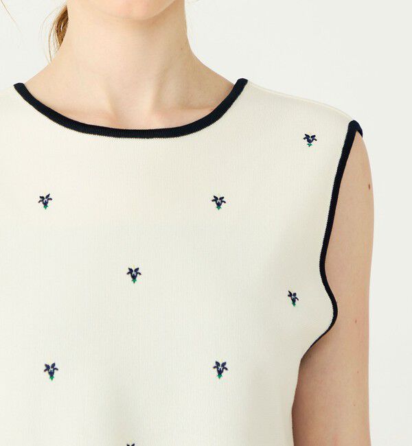 Ballsey「【WEB先行予約】ミラノリブ 2-wayノースリーブプルオーバー」|ニット・セーター|