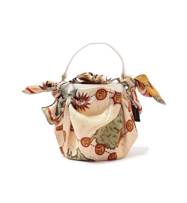 TOMORROWLAND GOODS「【別注】MANIPURI SCARF ハンドバッグ」|ハンドバッグ|42 ライトベージュ系