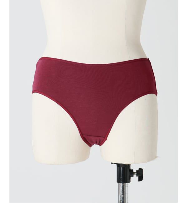 EMILYWEEK「【RESET】オーガニックコットン混 ショーツ（ベージュ、ボルドー）」|インナー|