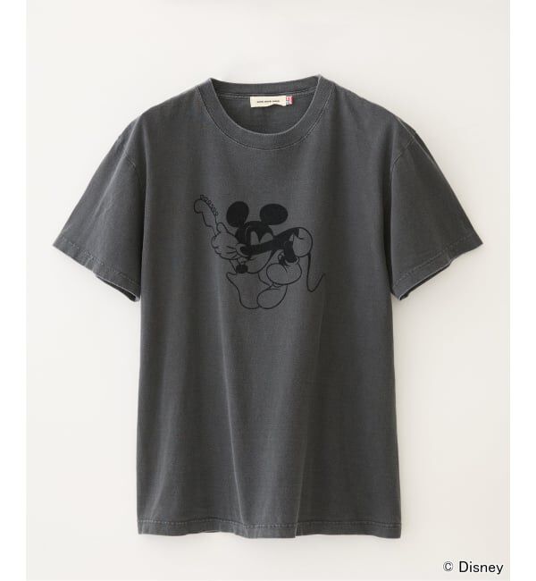 JOINT WORKS「GOOD ROCK SPEED / グッドロックスピード / MICKEY MOUSE/Graphic Design T-Shirt」|Tシャツ・カットソー|グレー