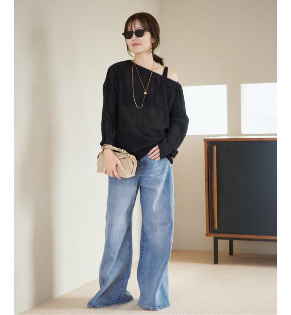 Plage「《追加予約》REMAKE WIDE DENIM パンツ」|デニム|