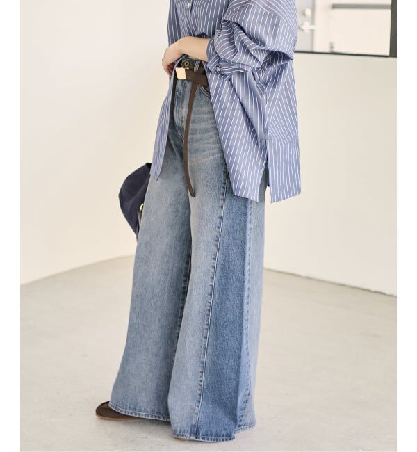 Plage「《追加予約》REMAKE WIDE DENIM パンツ」|デニム|