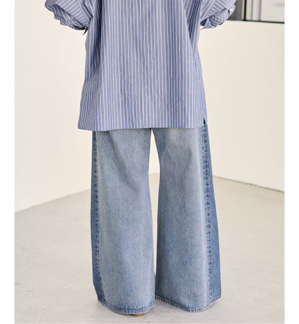 Plage「《追加予約》REMAKE WIDE DENIM パンツ」|デニム|
