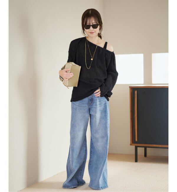 Plage「《追加予約》REMAKE WIDE DENIM パンツ」|デニム|