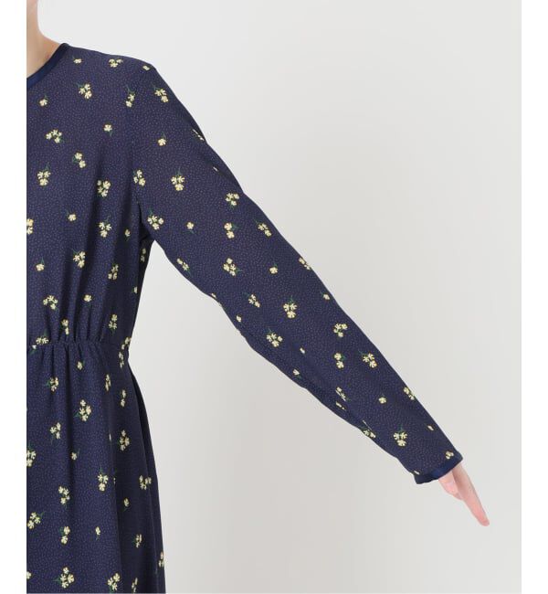 SLOBE IENA「ドットフラワーバイアスワンピース」|ワンピース|