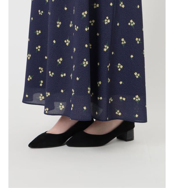 SLOBE IENA「ドットフラワーバイアスワンピース」|ワンピース|