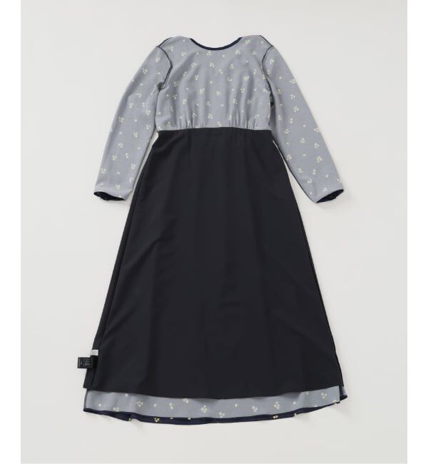 SLOBE IENA「ドットフラワーバイアスワンピース」|ワンピース|