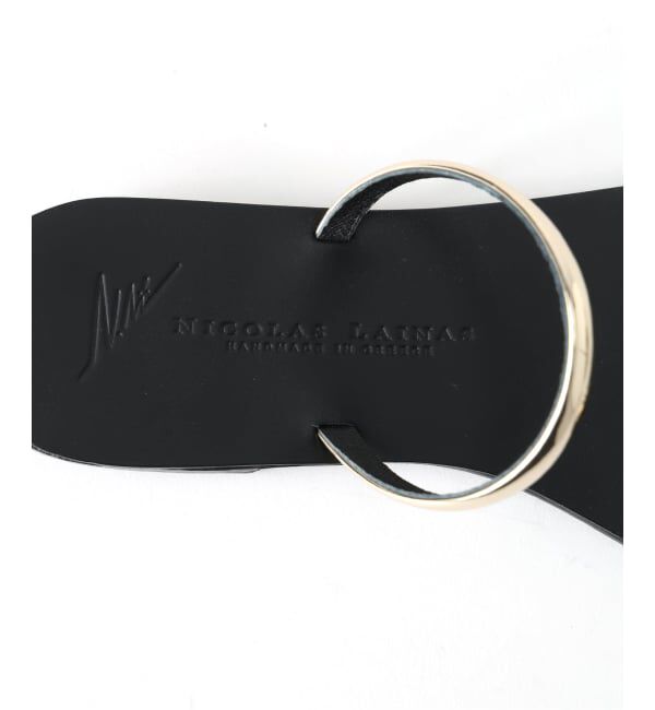 SLOBE IENA「NICOLAS LAINAS/ニコラスライナス メタルフラットサンダル」|サンダル|