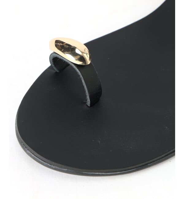 SLOBE IENA「NICOLAS LAINAS/ニコラスライナス メタルフラットサンダル」|サンダル|