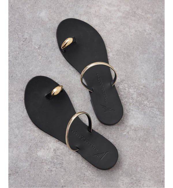 SLOBE IENA「NICOLAS LAINAS/ニコラスライナス メタルフラットサンダル」|サンダル|