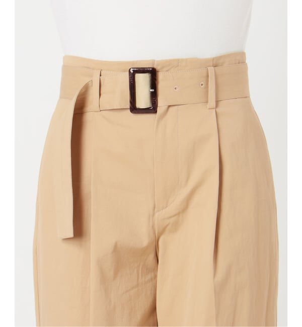 IENA「ベルテッドチノパンツ」|チノ|