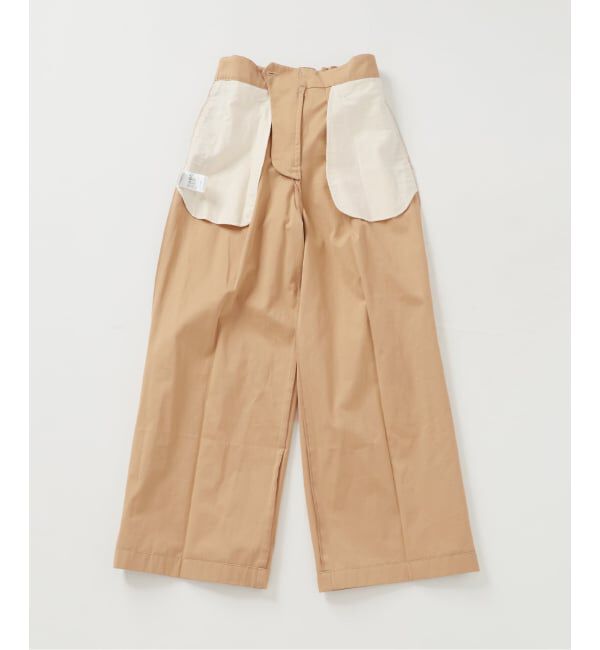 IENA「ベルテッドチノパンツ」|チノ|