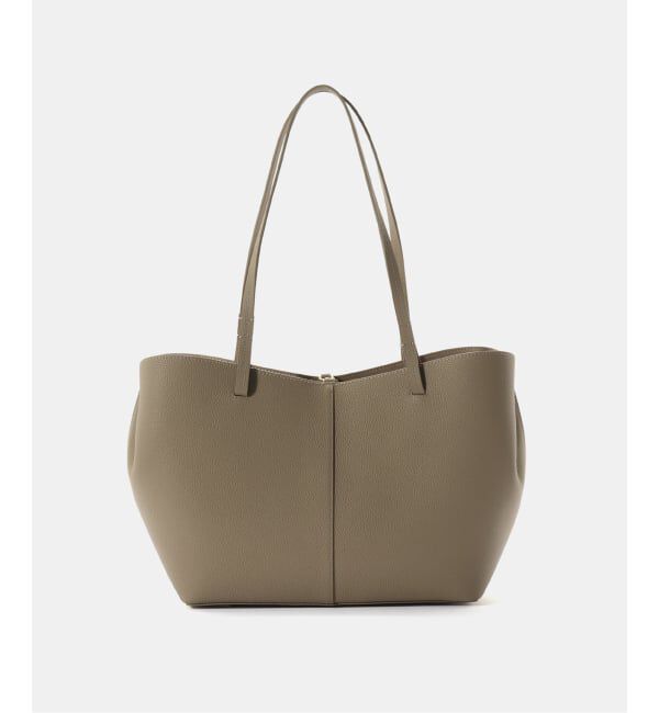 IENA「FEEL AND TASTE/フィールアンドテイスト Vela L バッグ F211B551」|トートバッグ|ベージュ