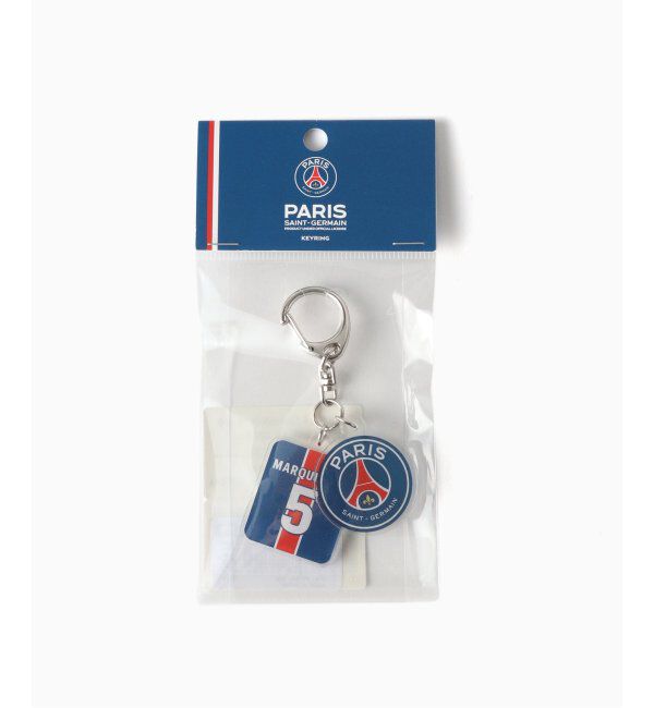 Paris Saint-Germain「【Paris Saint-Germain / パリ・サン＝ジェルマン】 JUSTICE PLAYER KEYCHAIN」|その他|ブラック D