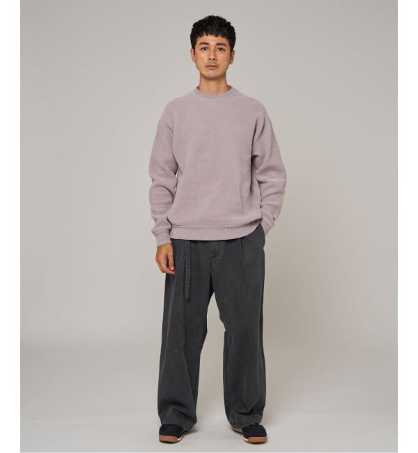 EDIFICE「《追加》シェニール ヤーン クルーネック ニット」|ニット・セーター|
