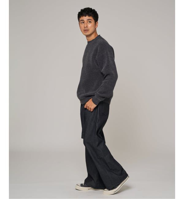 EDIFICE「《追加》シェニール ヤーン クルーネック ニット」|ニット・セーター|