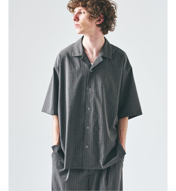 417 EDIFICE「TRリングドット オープンシャツ」|シャツ・ブラウス|