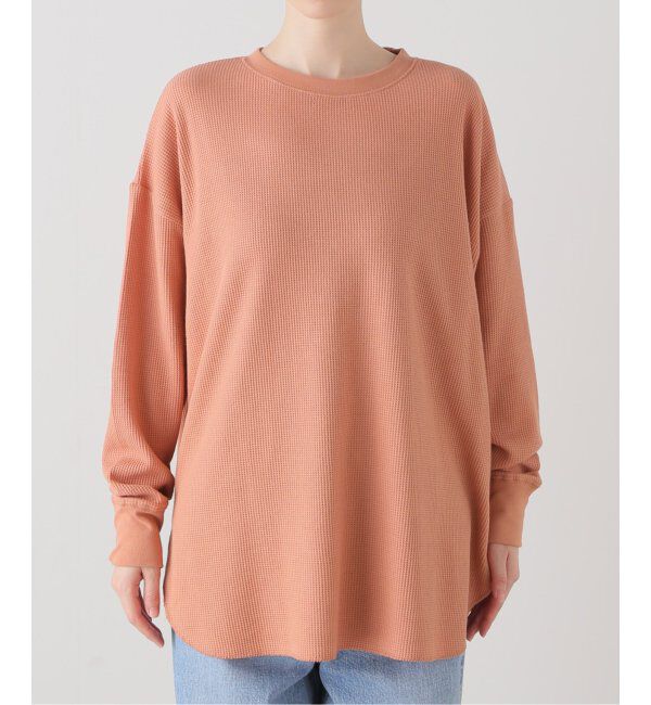 JOURNAL STANDARD relume「《追加3》TCワッフルオーバーサイズロングスリーブTシャツ」|Tシャツ・カットソー|
