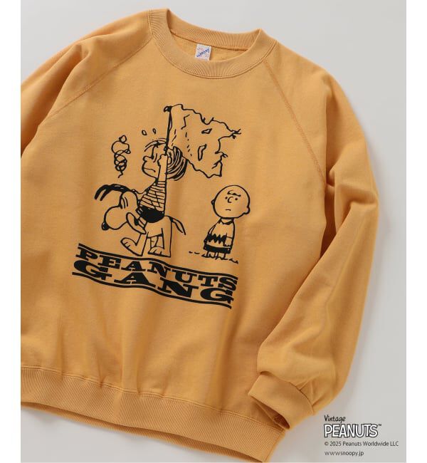 JOURNAL STANDARD relume「PEANUTS / ピーナッツ 別注  FANTASY A&G INC プリント スウェット」|スウェット・ジャージ|マスタード