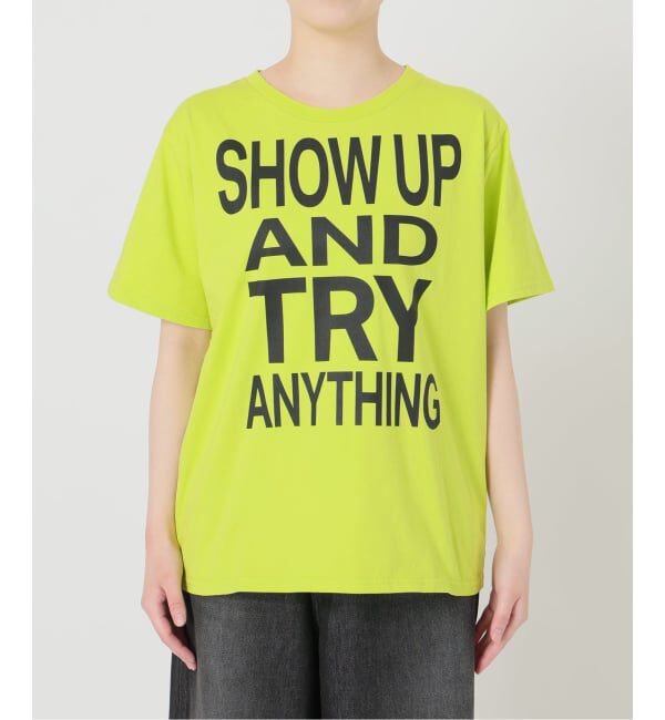 Oriens JOURNAL STANDARD「SHOW UP プリントTEE」|Tシャツ・カットソー|