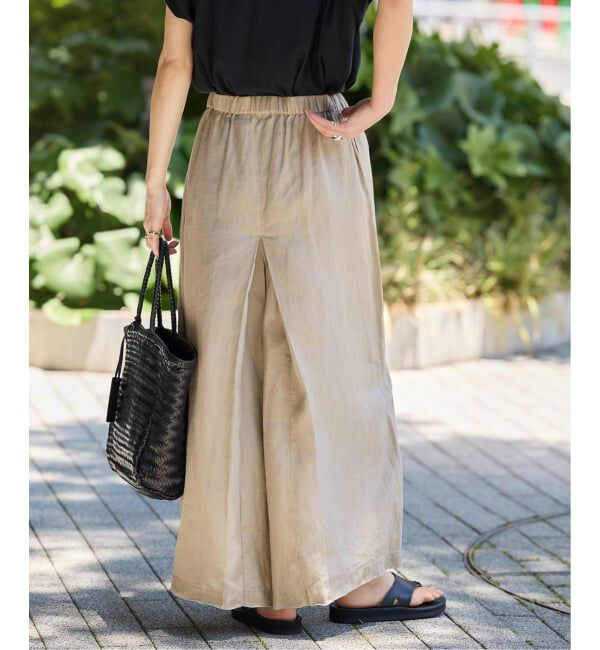 JOURNAL STANDARD「《WEB限定追加予約2》リネン タックキュロット」|その他|