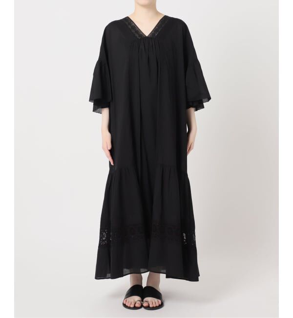 JOURNAL STANDARD relume「《予約》コットンボイルVネックレースワンピース」|ワンピース|