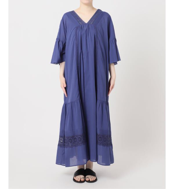 JOURNAL STANDARD relume「《予約》コットンボイルVネックレースワンピース」|ワンピース|