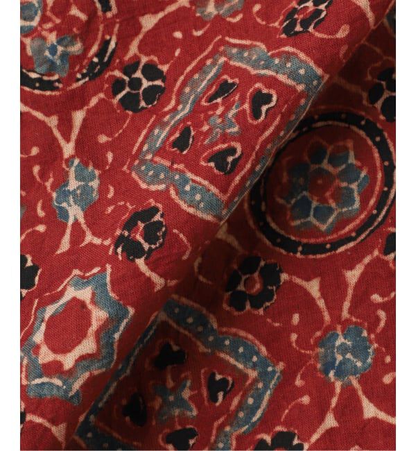 JOURNAL STANDARD relume「《予約》bunai / ブナイ 別注 アジュラク プリント オープンカラー半袖シャツ」|シャツ・ブラウス|