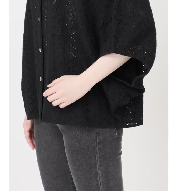 JOURNAL STANDARD relume「《予約》コットンカットワーク刺繍ポンチョブラウス」|シャツ・ブラウス|