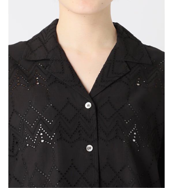 JOURNAL STANDARD relume「《WEB限定追加予約》コットンカットワーク刺繍開襟シャツ」|シャツ・ブラウス|