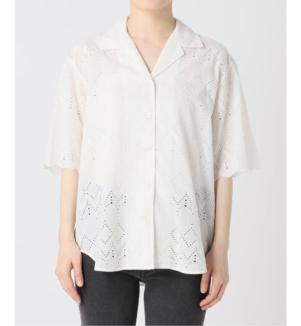 JOURNAL STANDARD relume「《WEB限定追加予約》コットンカットワーク刺繍開襟シャツ」|シャツ・ブラウス|