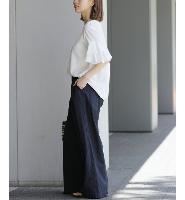 JOURNAL STANDARD relume「《WEB限定追加予約》天竺フリルTEE」|Tシャツ・カットソー|