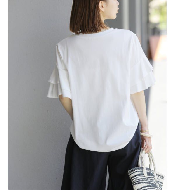JOURNAL STANDARD relume「《WEB限定追加予約》天竺フリルTEE」|Tシャツ・カットソー|